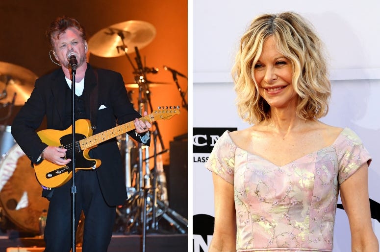 John Mellencamp and Meg Ryan John Mellencamp and Meg Ryan