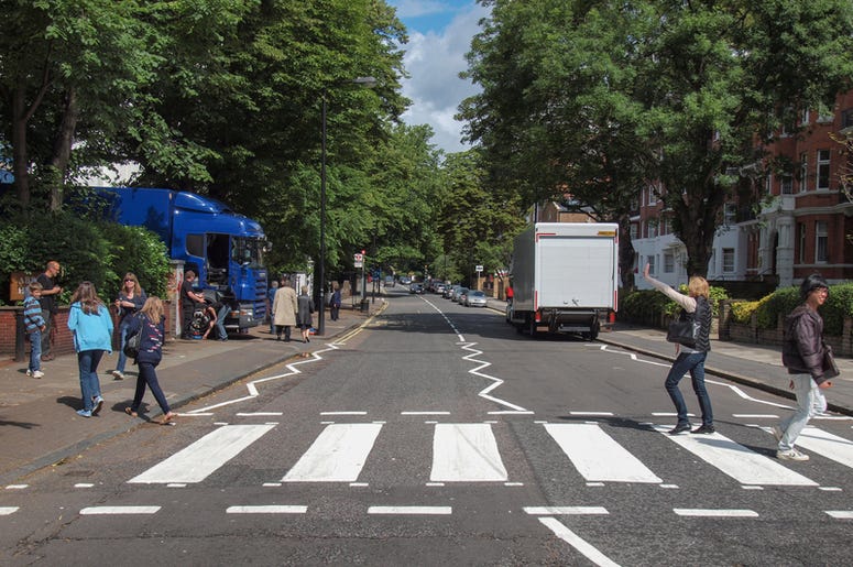 Abbey Road in London Abbey Road in London