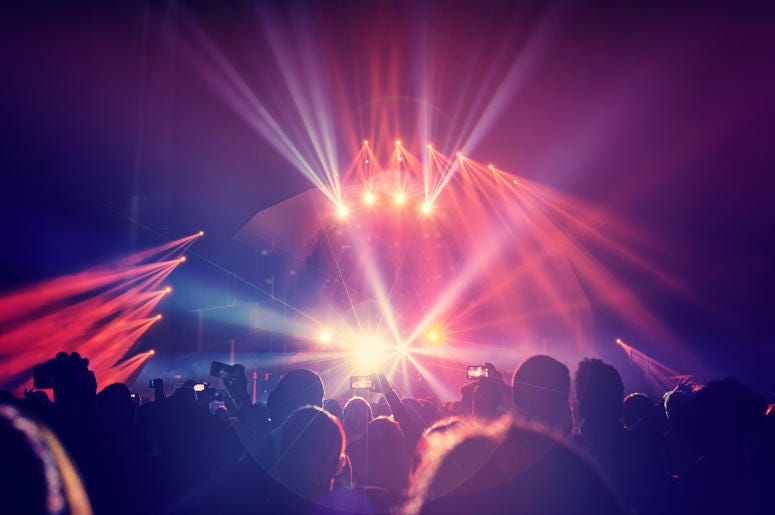 Rock Concert Crowd