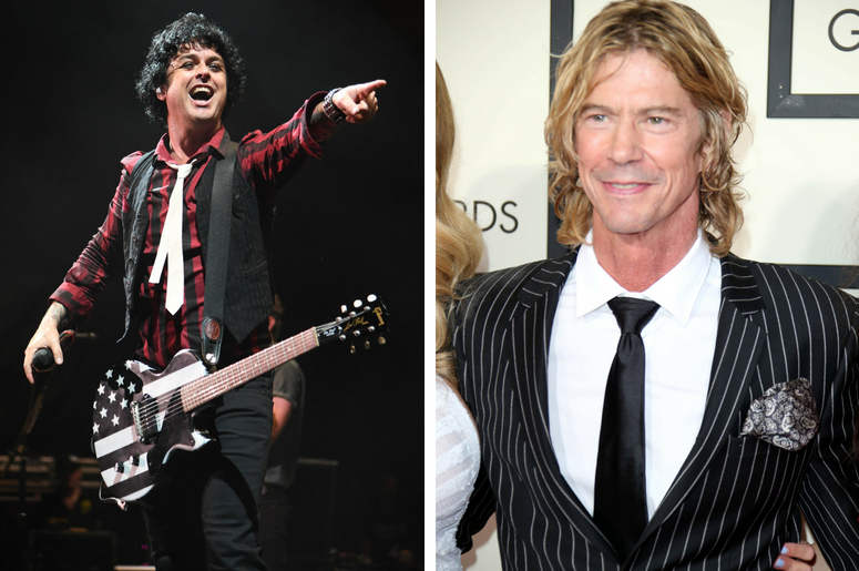 Billie Joe Armstrong and Duff McKagan Billie Joe Armstrong and Duff McKagan