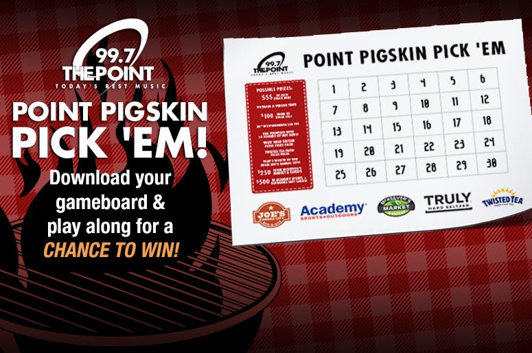 Point Pigskin Pick 'Em Point Pigskin Pick 'Em