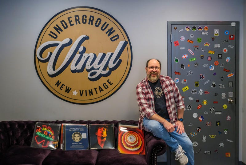 Orthodontist Dr. Garrett Weston owns Underground Vinyl in Larchmont, N.Y.