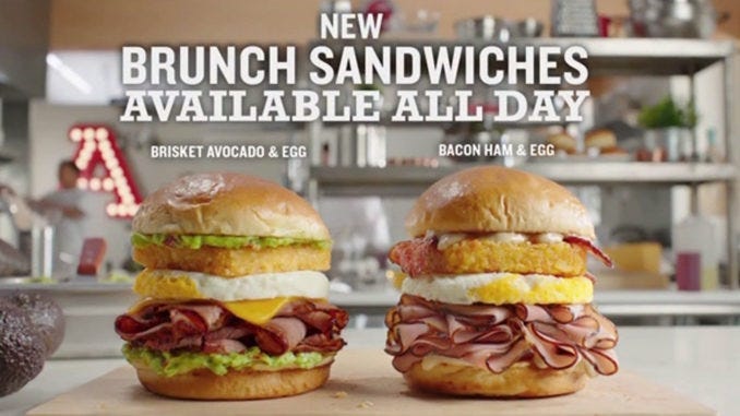 Arby's Brunch Sandwich