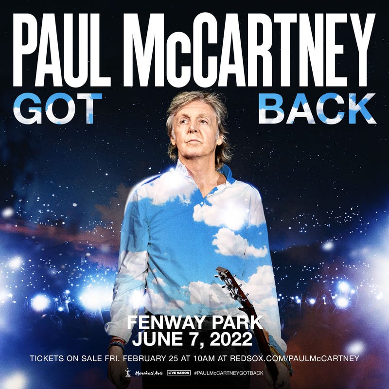 Paul McCartney Got Back Tour at Fenway Park on June 7, 2022