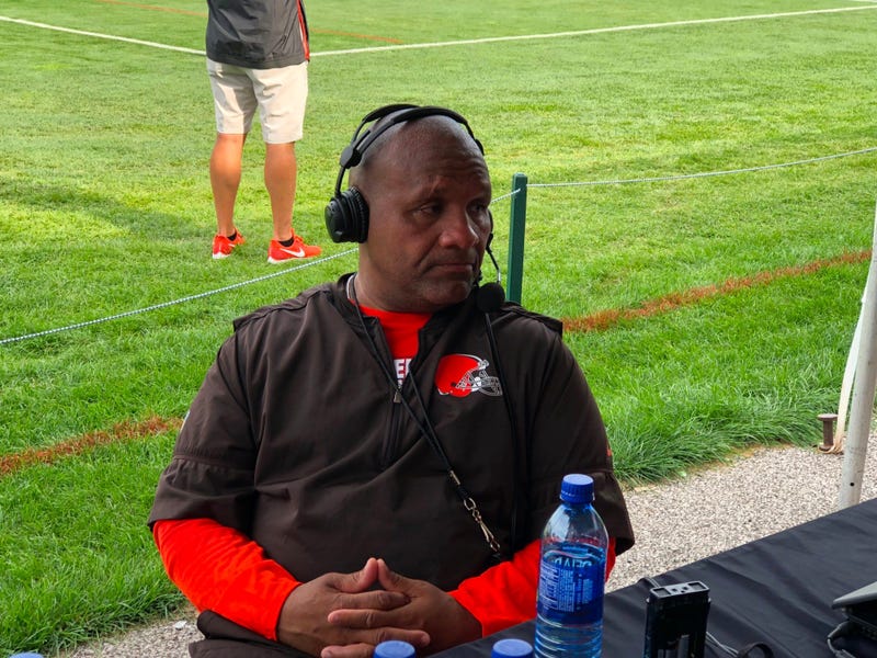 Hue Jackson at Browns Training Camp