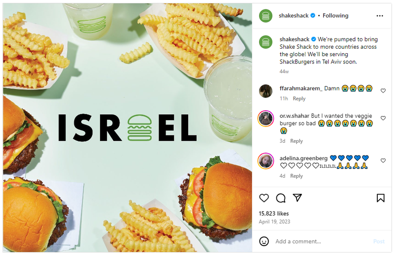 Shake Shack debuts in Israel, with restaurant in Tel Aviv