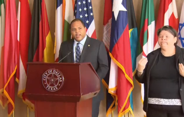 Dallas Mayor Eric Johnson Closing City Parks