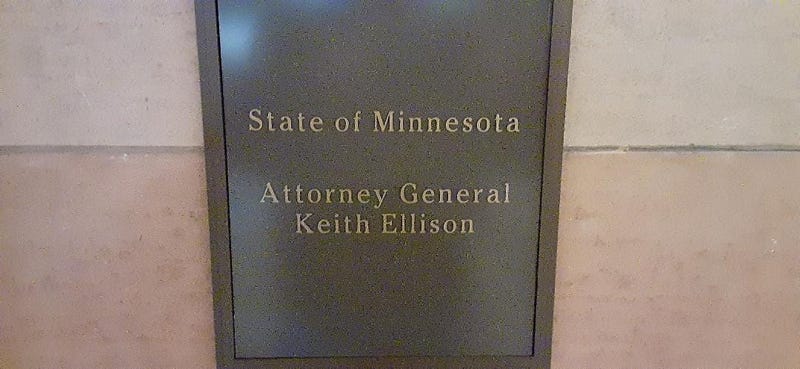 Keith Ellison name plate