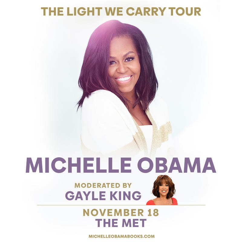 The Light We Carry Tour - Michelle Obama - Fri November 18 at The Met Philadlephia