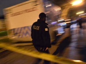 Police investigate a shooting about 2:30 a.m. Friday, October 5, 2018 in the 11700 block of South Throop Street in Chicago. | Justin Jackson/ Sun-Times