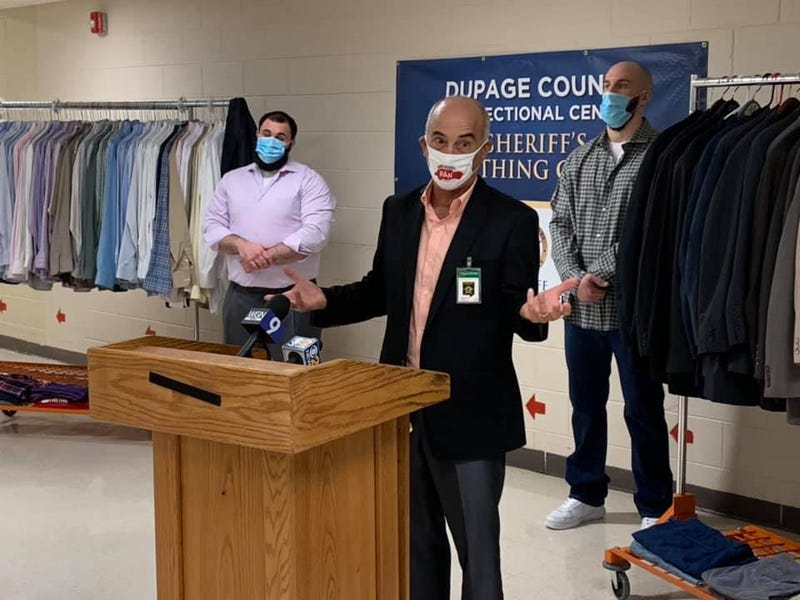 A Naperville-based nonprofit is helping provide some DuPage County inmates with new confidence and potential opportunities through clothing.