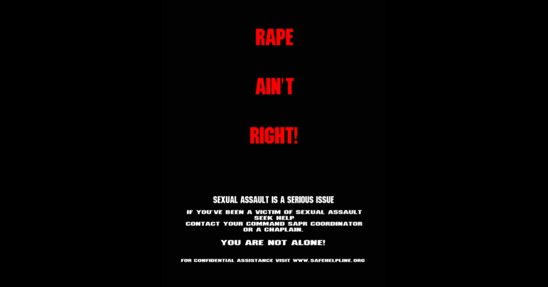 2012 DoD Sexual Assault Prevention Infographic