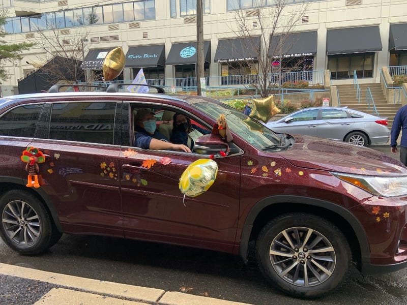 People decorate their cars as they deliver meals to 1,000 MANNA clients