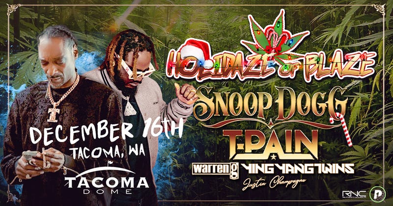 Win Tickets To Snoop Dogg's Holidaze of Blaze On HOT 103.7!