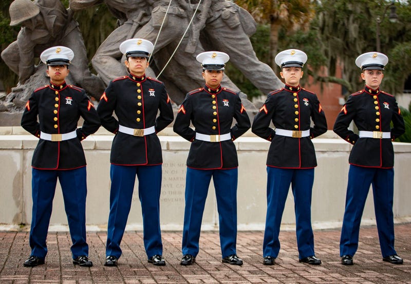 Marine Corps Recruit Sisters