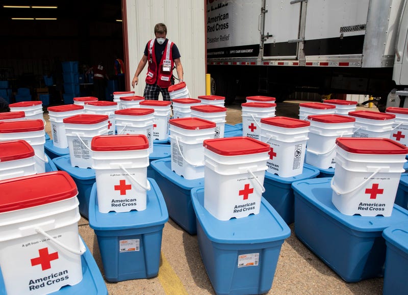 Red Cross workers from the Philadelphia area are in Baton Rouge, Louisiana to help with disaster relief.