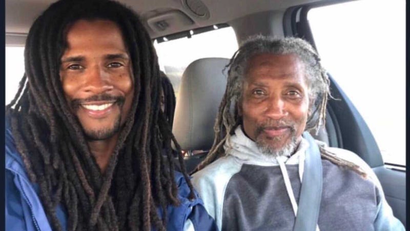 Mike Africa Jr. and his father, Mike Africa Sr.