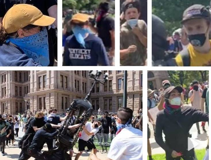 Texas State Capitol Damage Suspects
