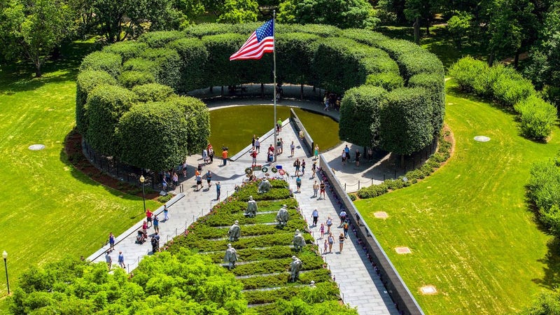 Rededicated Korean War Memorial lists names of fallen