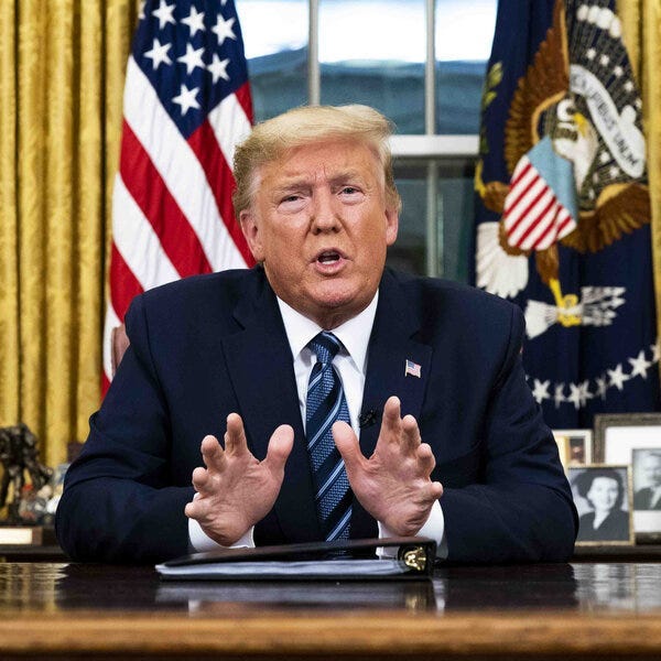 Presidnet Trump Oval Office