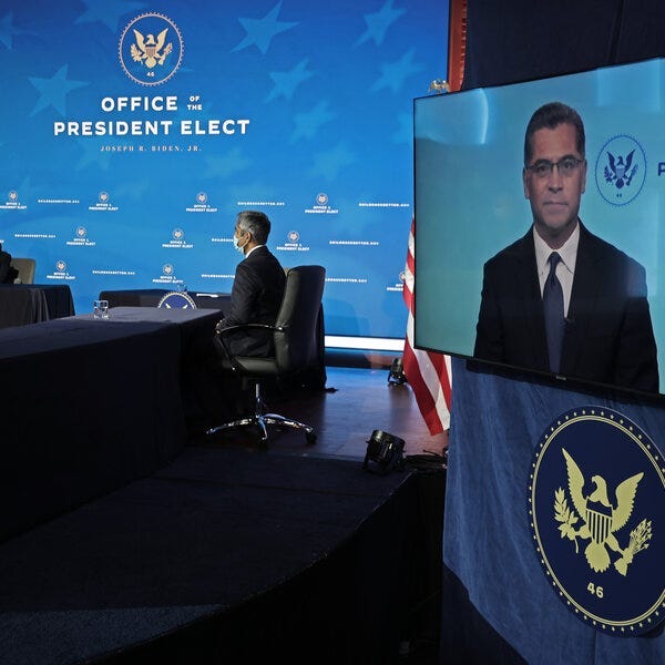 California Attorney General Xavier Becerra
