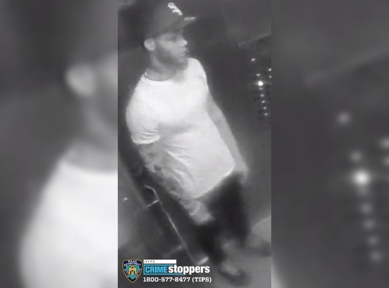 Police are searching for a suspect who they say punched and slashed a man who found him at his apartment with his girlfriend