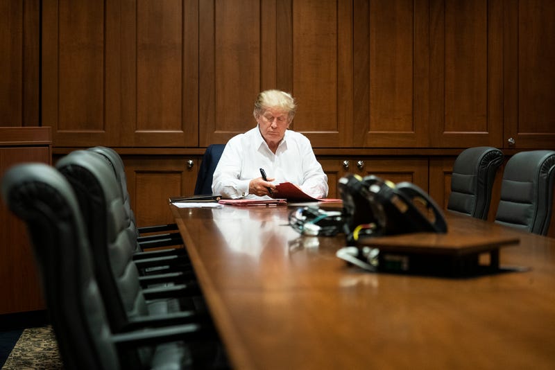 Donald Trump at Walter Reed Medical Center