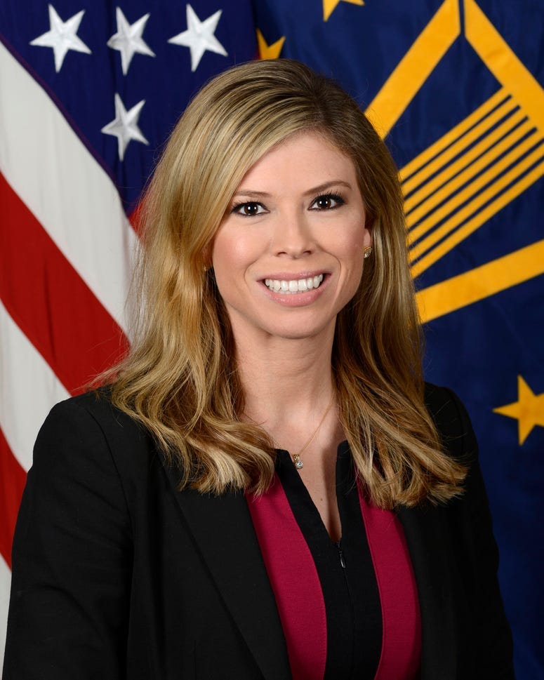 Former Army combat helicopter pilot Amber Smith