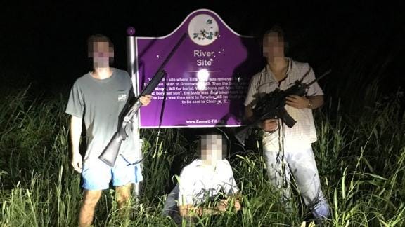 Fraternity members suspended over Emmett Till photo