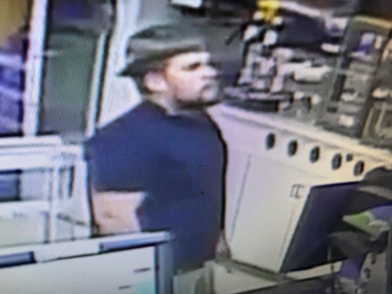 Suspect attempts to cash stolen lottery tickets