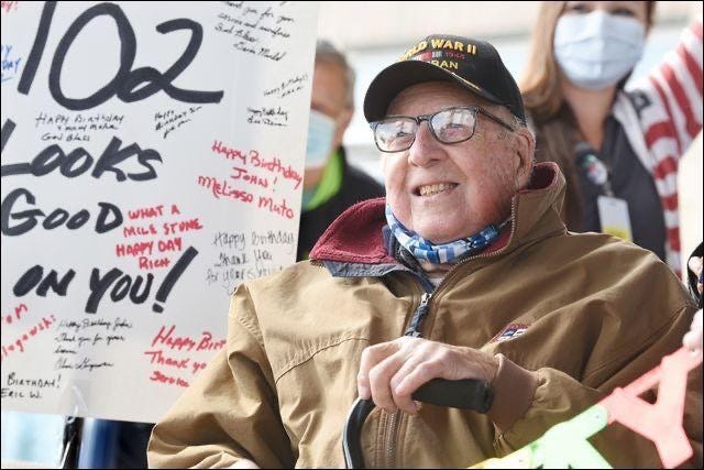 Retired Lt. Col. John Mahler, who was once assigned to the 342nd Bombardment Squadron