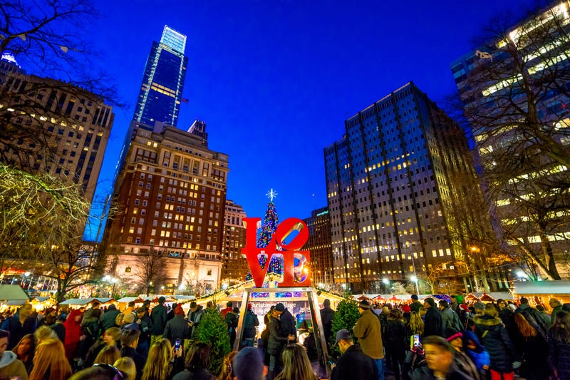 The Christmas Village is returning to Love Park in Philadelphia.