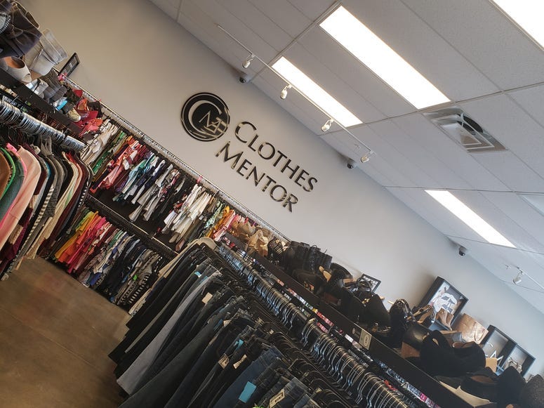 Clothes Mentor shopping