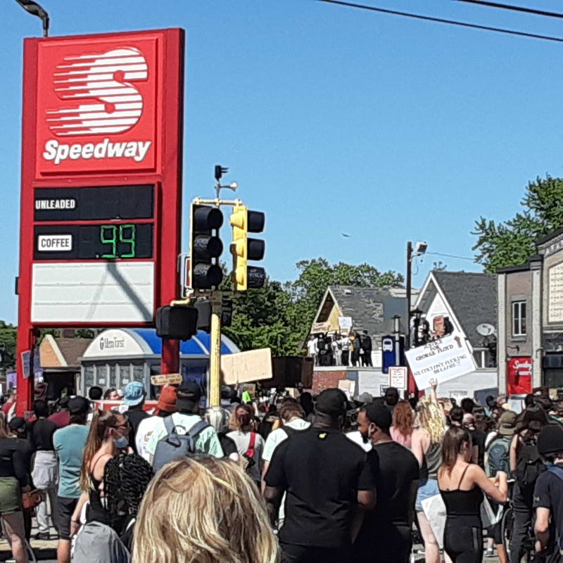 Protests 38th and Chicago