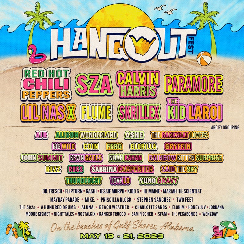 Hangout 2023 Lineup