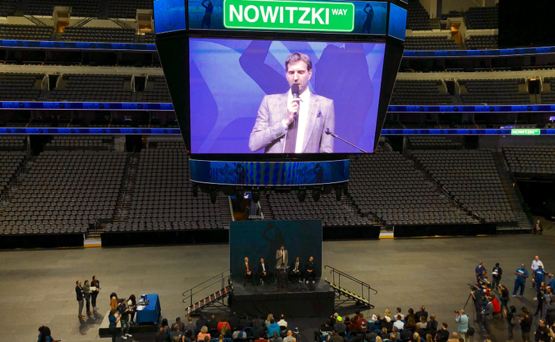 Dirk Nowitzki Street Naming Ceremony