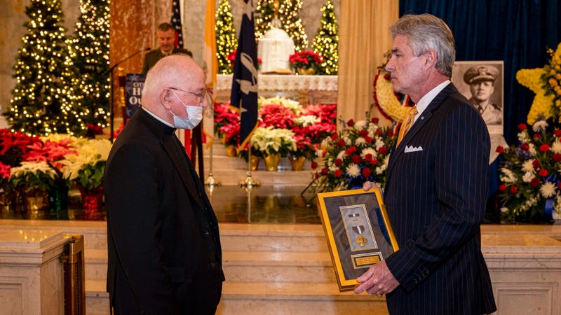 WWII chaplain posthumously awarded Navy Cross for heroism in Pacific