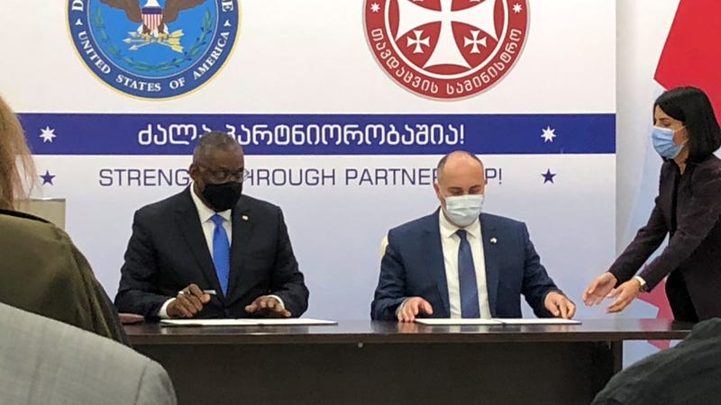 Defense Secretary calls U.S. support for Georgia 'unwavering'