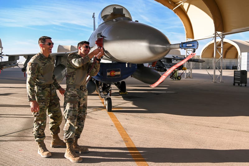 Air Force father and son