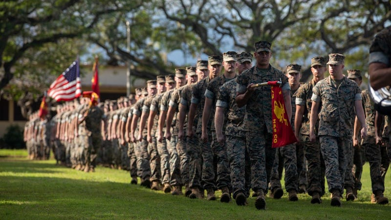 Marine battalion activated during WWII deacivates