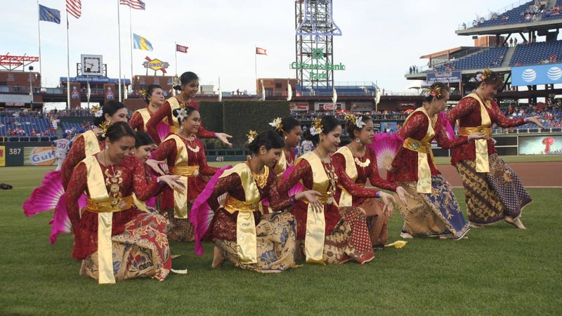 Modero & Company performs at Citizens Bank Park.