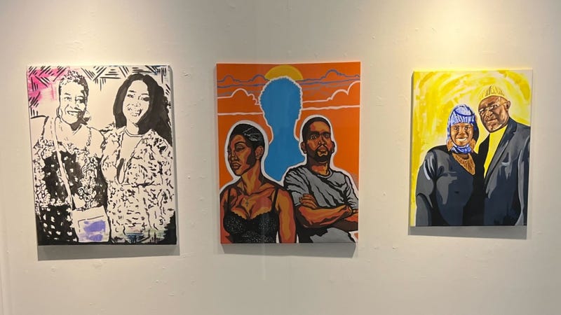 Many of the featured artists are also survivors. Their work expresses the trauma of losing someone to gun violence.