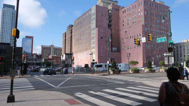 Eighth and Market streets, present-day.