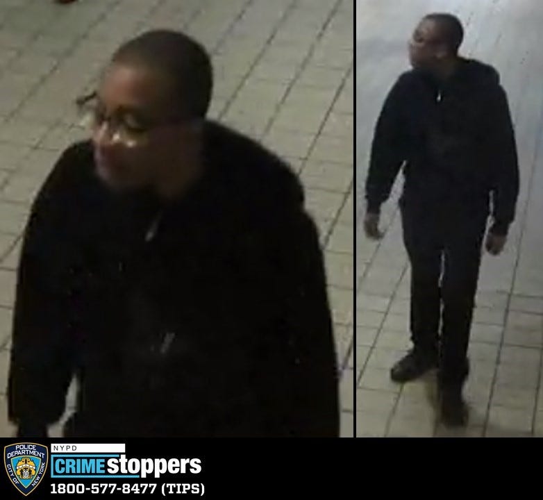 Security cameras captured images of the suspect.