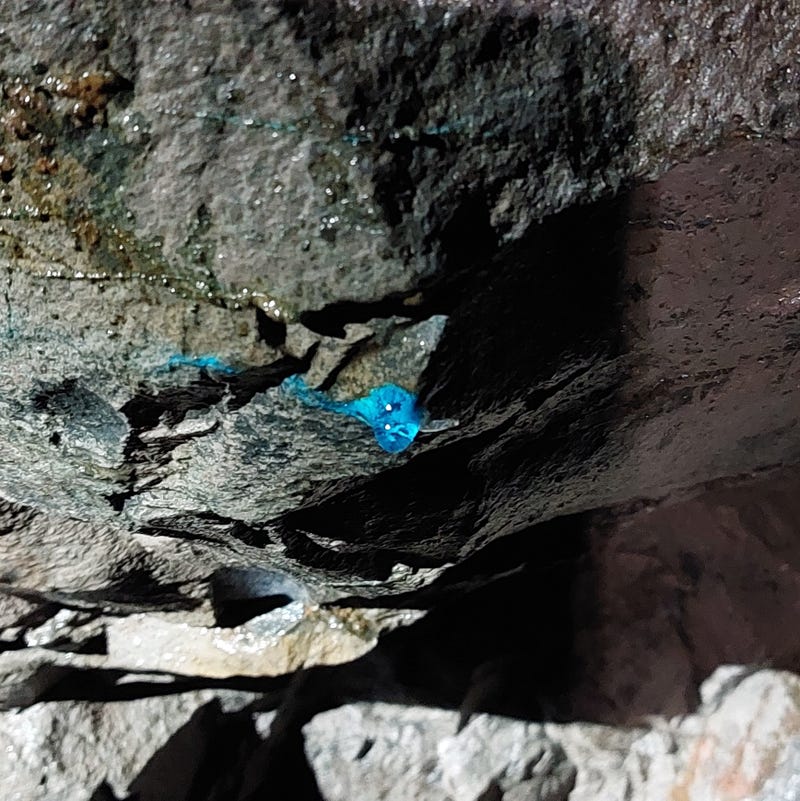 The mysterious blue mineral