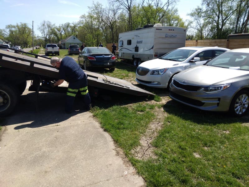 Police investigating a quality of life complaint were shocked to discover an illegal chop shop operation with multiple stolen cars at a residence on the city's west side on Friday.