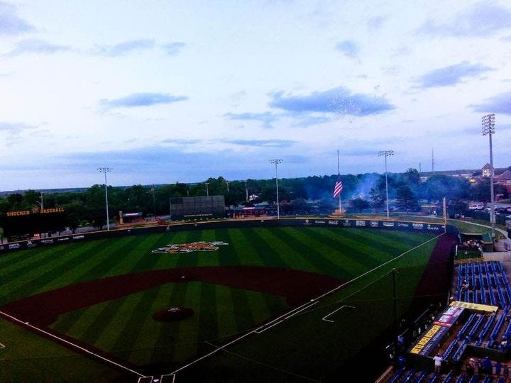 Fireworks at Eck Stadium