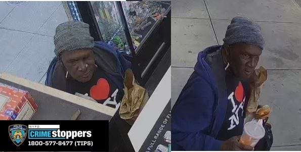 Surviellance footage of suspect