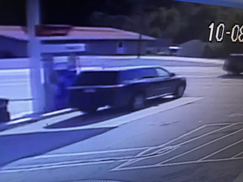 Suspect's car