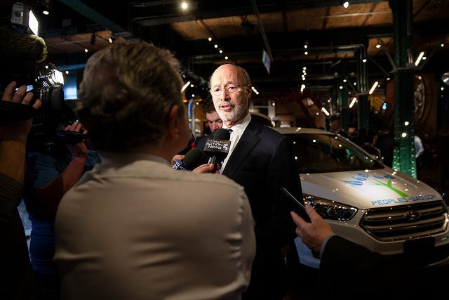 On the same day researchers released an analysis showing that carbon dioxide emissions increased in the U.S. for the first time in years, Gov. Tom Wolf has signed an order creating a goal for state agencies to reduce emissions in Pennsylvania.
